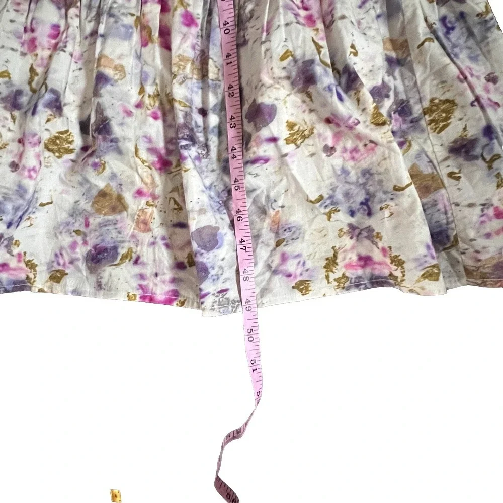 J. Crew x Flora Obscura Cutout‎ Dress Kaleidoscope Floral Boho Indie Whimsical 6